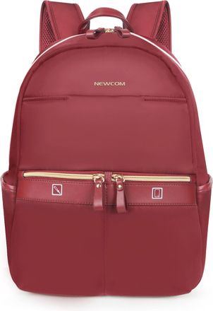 Infinity Leather Rugzak 40 x 30 x 14 cm Rode handbagagetas voor onder de stoel voor Ryanair, Easy Jet