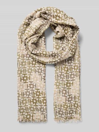 Hemisphere Schal aus Kaschmir-Mix mit Seiden-Anteil in Schilf, Größe 1