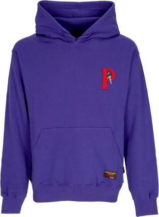 PROPAGANDA Misdaad Violet Hoodie Lange Mouw - Heren - Hoodies - Paars - L - Katoen - Hoodies & sweatvesten