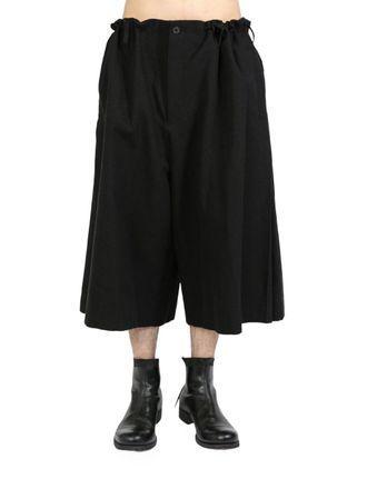 Yohji Yamamoto cropped trousers - men - Fabric - 2 - Black