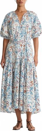 Apiece Apart Otillie Maxi In Earthy Delights Batik