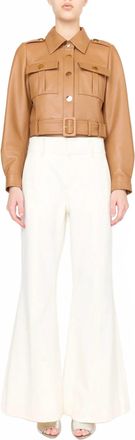 Christy Lynn Rowen High Rise Pant In Bone