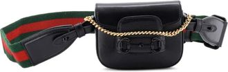 Gucci Horsebit 1955 Shoulder Bag Leather Super Mini crossbody bag - Nero
