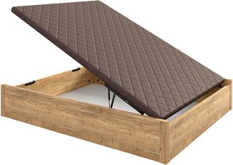 Colchones Aznar Canap&eacute; Abatible Arc&oacute;n De Madera Con Tirador Embutido Altura 34 Cm 135x200 Cm - Estepa