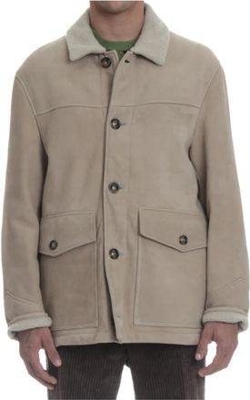 Valstar Leather Jassen - Heren - Leren en Su&egrave;de Jassen - Beige - XL - Leer - Jassen