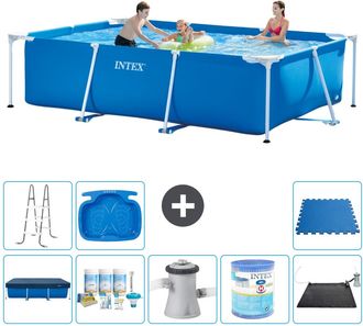 Intex Piscina Con Estructura Rectangular - 300x200x75 Cm - 7-piezas S30178