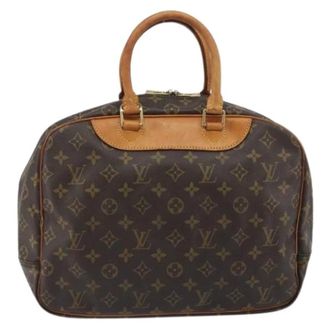 Louis Vuitton Pre-owned Vintage Leather Handbag - Dames - Pre-owned - Bruin - Maat: ONE Size Leer