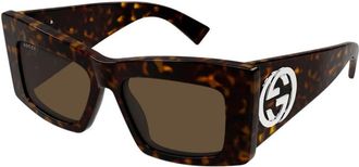 Gucci Ladies Black Square Sunglasses GG1842S 002