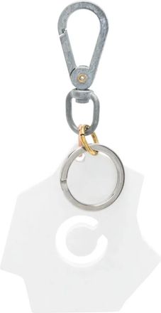 Objects IV Life logo keyring - unisex - Plastic/Recycled Rubber - One Size - White