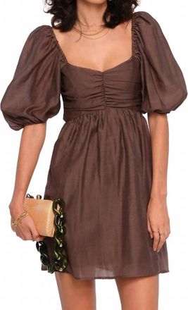 Heartloom Orion Mini Dress In Espresso