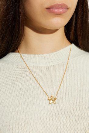 Jil Sander Necklace With Pendant, Womens, Gold