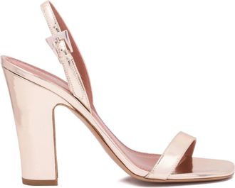 PARIS TEXAS Bea Sandal 100 - Dames - Sandalen met hakken - Roze - 40 EU - Leer - Schoenen