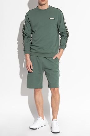 Emporio Armani Sweatshirt With Logo Patch, Mens, Green