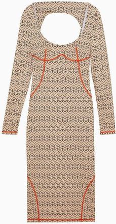 Patrizia Pepe Bicolor Nylon Casual Womens Dress