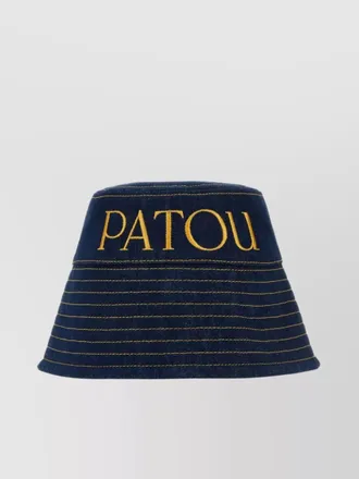 Patou denim bucket hat