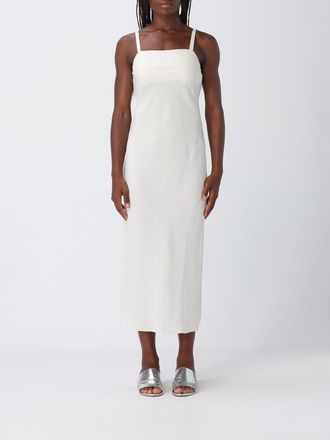 Patrizia Pepe Abito midi in misto lino