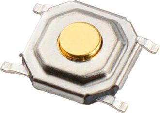 OEM 4000 Unidades Smd 4 X 4 X 1,5 Mm Micro Interruptor Pulsador T&aacute;ctil De 4 Pines Con Cabezal De Cobre