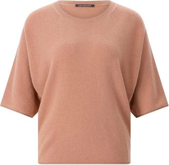 Luisa Cerano Ronde hals gebreid - Dames - Ronde hals truien - Beige - S - Wol - Truien & Vesten