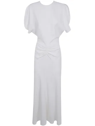 Victoria Beckham Dress Ruffled Hem Bela