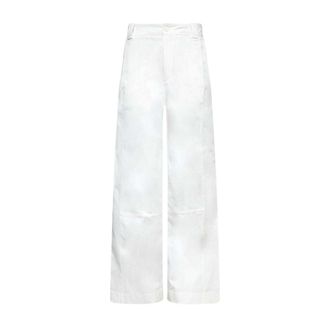 Lacoste Dames/Dames Gabardine Broek (Cr&egrave;me)