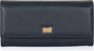 Dolce & Gabbana Womens wallet - Black Leather - One Size