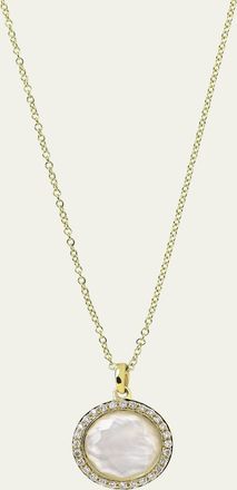 Ippolita Small Pendant Necklace in 18K Gold with Diamonds