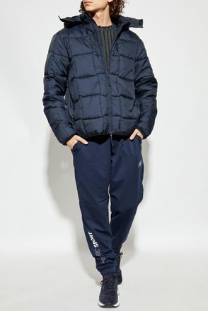 Emporio Armani Insulated Jacket With Logo, Mens, Navy Blue