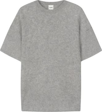 Nanushka Seema Tee - Heren - T-shirts - Grijs - M - Kasjmier - Tops