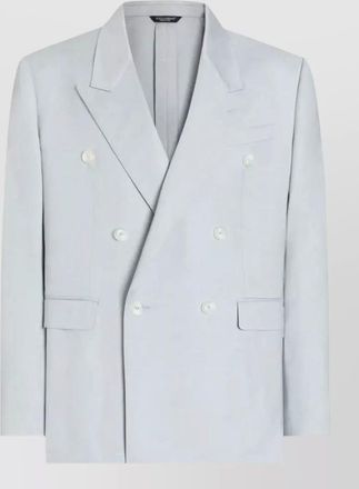 Dolce & Gabbana striped shantung double breasted sicily jacket
