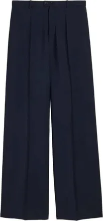 Jil Sander wollen canvas broek
