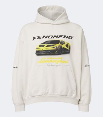 Balenciaga x Lamborghini sudadera con capucha de algod&oacute;n