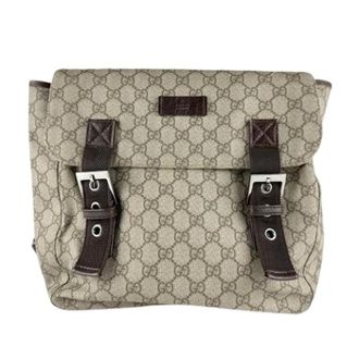 Gucci Pre-owned Backpacks, unisex, Brown, Size: ONE SIZE Pre-owned Backpack