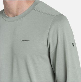 Craghoppers Mens Craghoppers Mens Abel Nosilife Long-Sleeved T-Shirt - Green - Size: 40