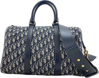 Dior Navy Boston Bag (Pre-Owned)