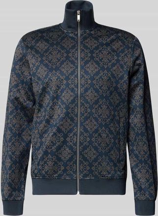 Mc Neal Sweatjacke mit Stehkragen in Dunkelblau, Größe L