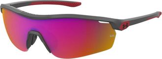 Under Armour 7001/S Zonnebrillen Grey Black/Red Infrared - Dames - Zonnebrillen - Grijs - ONE Size - Accessoires