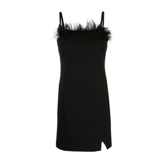 Twinset Dames, Jurken, Zwart, Maat: XS Nylon