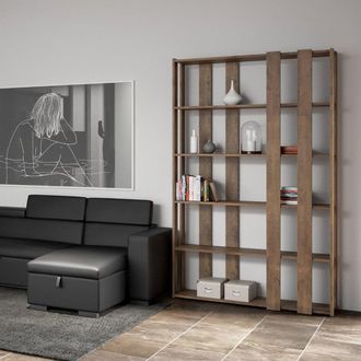 Itamoby Librer&iacute;a De Pared Dise&ntilde;o Moderno Madera 6 Estantes Sal&oacute;n Kato E Small Wood