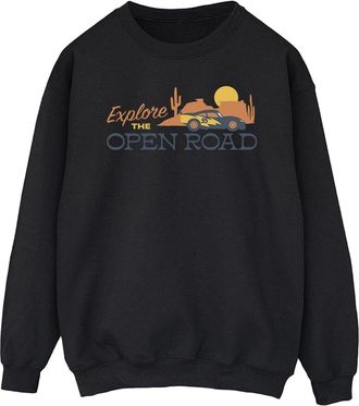 Disney Heren Cars Explore The Open Road Sweatshirt (Zwart)