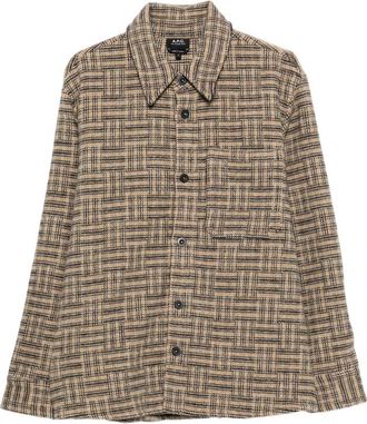 A.P.C. A. p.c. Check-pattern Button-down Shirt
