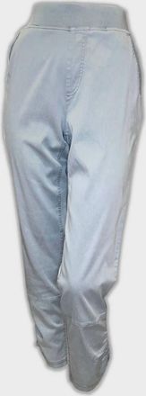 Xcvi Womens Pull-On Straight Leg Pants In Light Stone