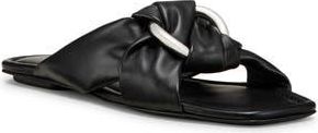 Stuart Weitzman Cece Slide Sandal in Black at Nordstrom Rack, Size 5.5
