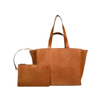 Jerome Dreyfuss Tote Bags, female, Brown, Size: ONE SIZE L&eacute;on M Tote Bag