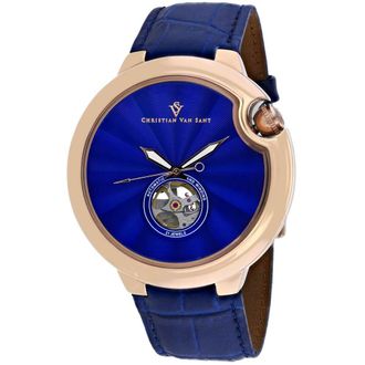 Christian Van Sant Mens Blue dial Watch