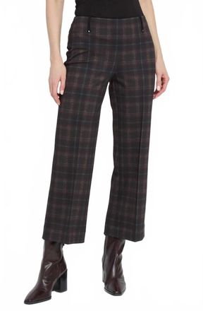 Lyss&eacute; Womens Livia Crop Pant In Dublin Plaid