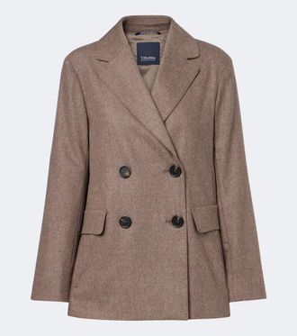 Max Mara Blazer cruzado de lana
