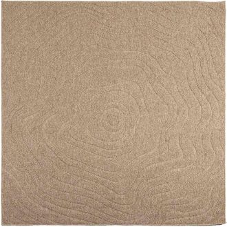 vidaXL Alfombra Para Interiores Y Exteriores Agira Natural Poli&eacute;ster Vidaxl
