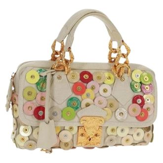 Louis Vuitton Pre-owned Leren Handtas - Dames - Pre-owned - Veelkleurig - Maat: ONE Size Leer