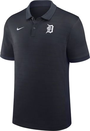 Nike Detroit Tigers Authentic Collection Striped Victory Nike Mens Dri-FIT MLB Polo in Blue | 03BG0GJ9DG-P81