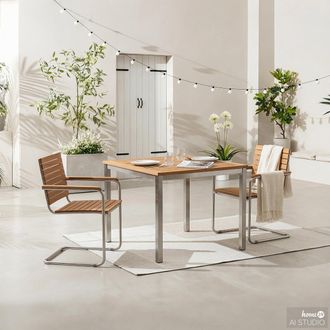 Jardi Set di 3 mobili da giardino TEAKLINE B, Jardi